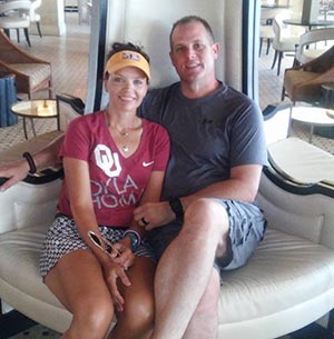 Chris Cotton with his wife Kimberly